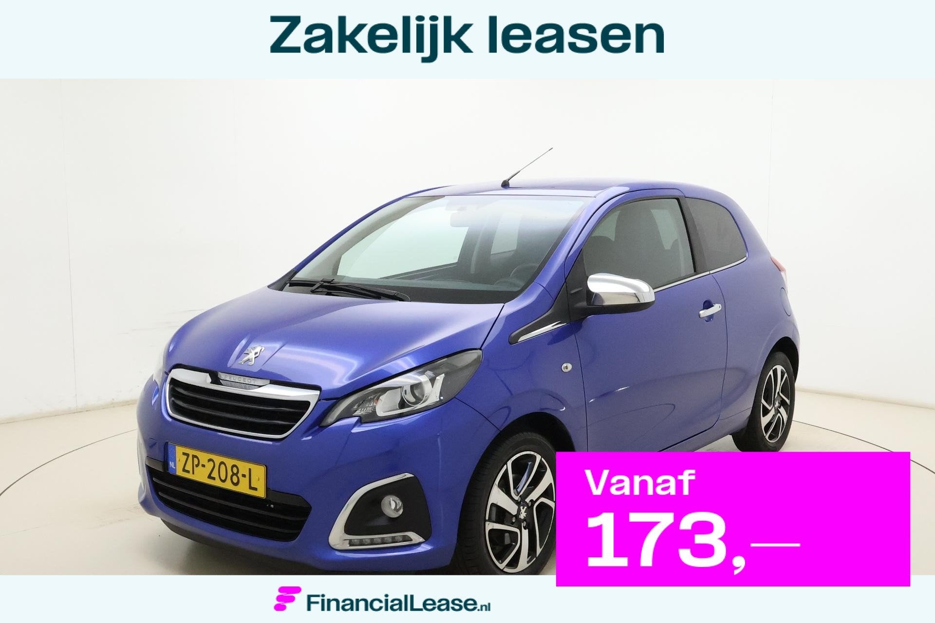 Peugeot 108 1.0 e-VTi Allure | Cruise control | Navigatie |, Voorwielaandrijving, 12 maanden, Stof, Gebruikt