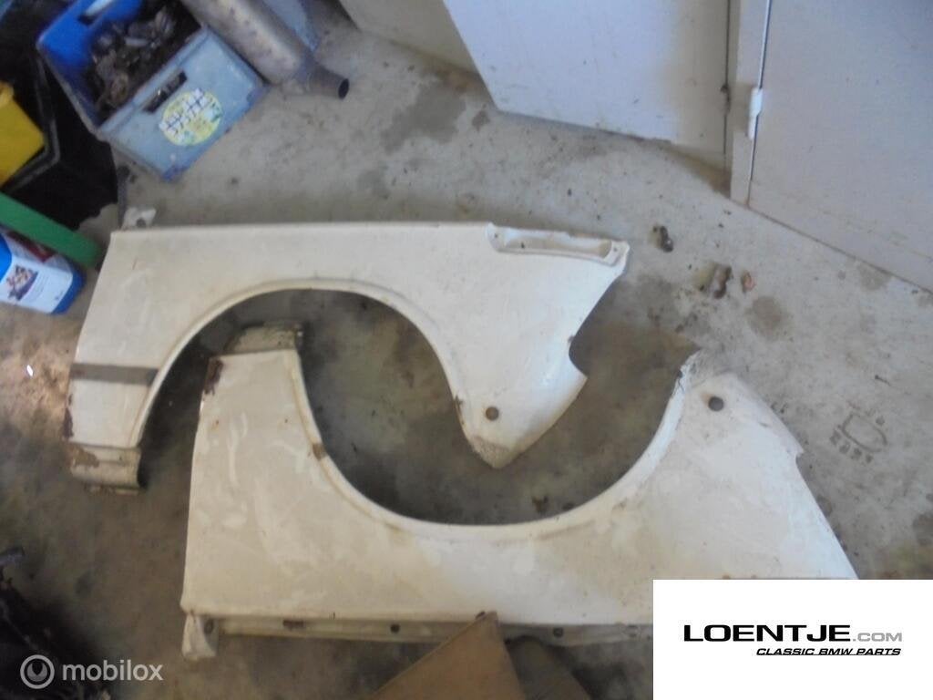 set originele voorschermen bmw 02 1502 1602 1802 2002 etc, Auto-onderdelen, Gebruikt, Ophalen of Verzenden, BMW, BMW