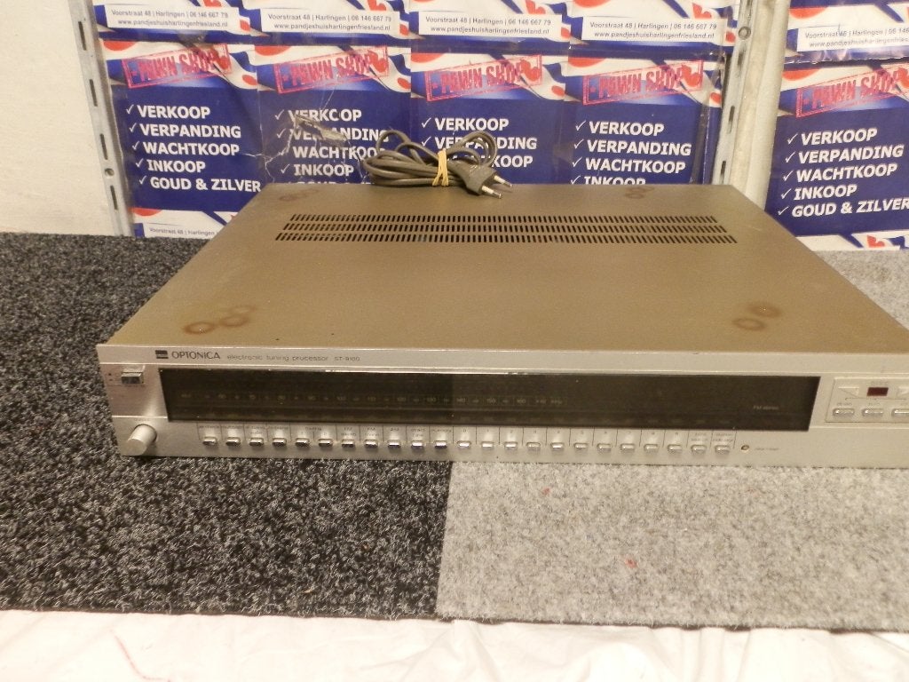 Sharp optonica electronic tuning processor ST9100,FT930, Ophalen of Verzenden, Gebruikt