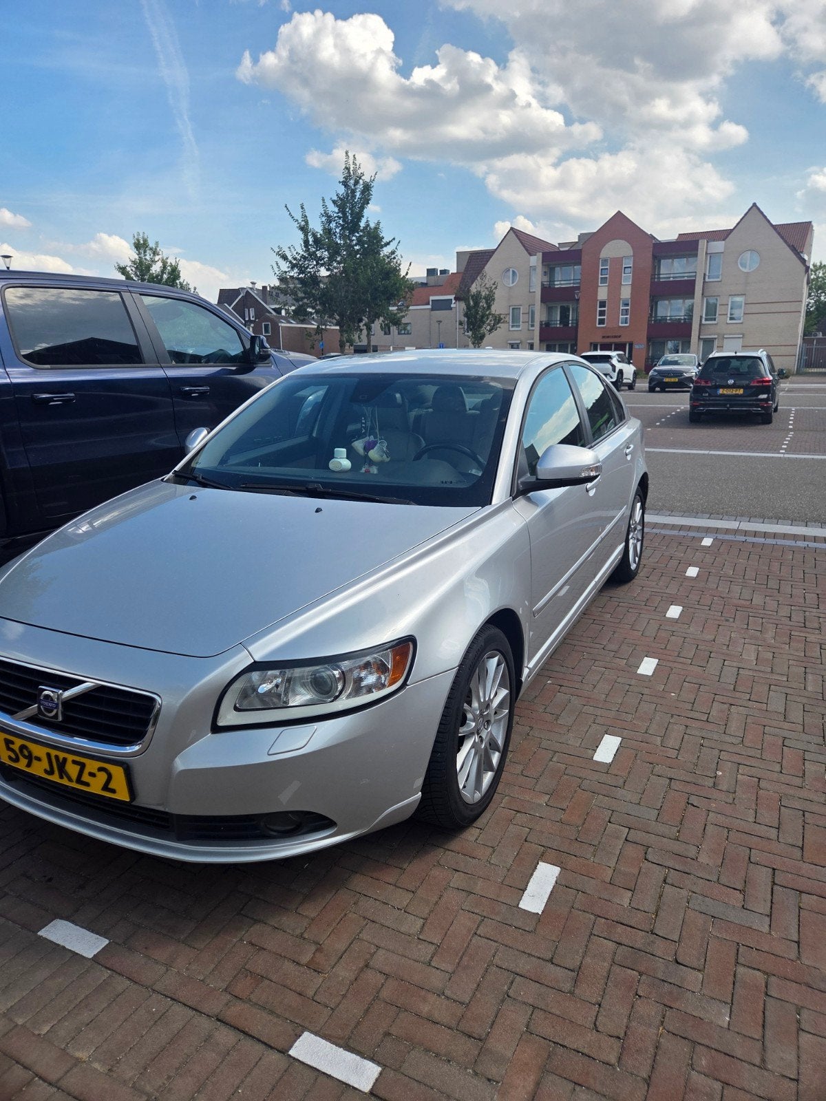 Volvo S40 2.0 2009 Grijs, Auto's, Volvo, Voorwielaandrijving, Beige, 4 cilinders, S40