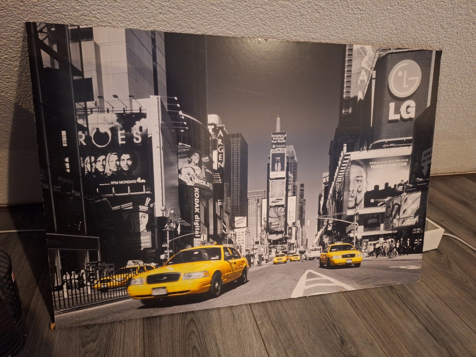 Schilderij taxi's, Ophalen of Verzenden, Gebruikt, Schilderij