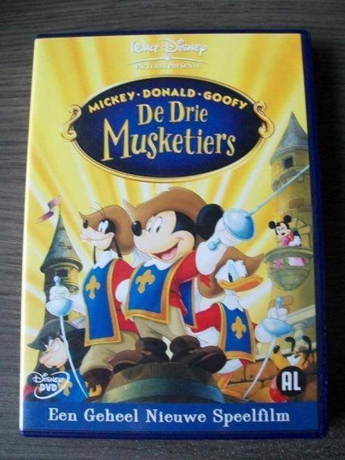 Walt Disney De Drie Musketiers in goede staat , Tekenfilm, Verzenden, Nederlands, Nederlands