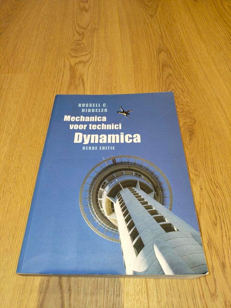 Mechanica voor technici - Dynamica derde editie, Ophalen of Verzenden, Zo goed als nieuw, Werktuigbouwkunde, Russell C. Hibbeler