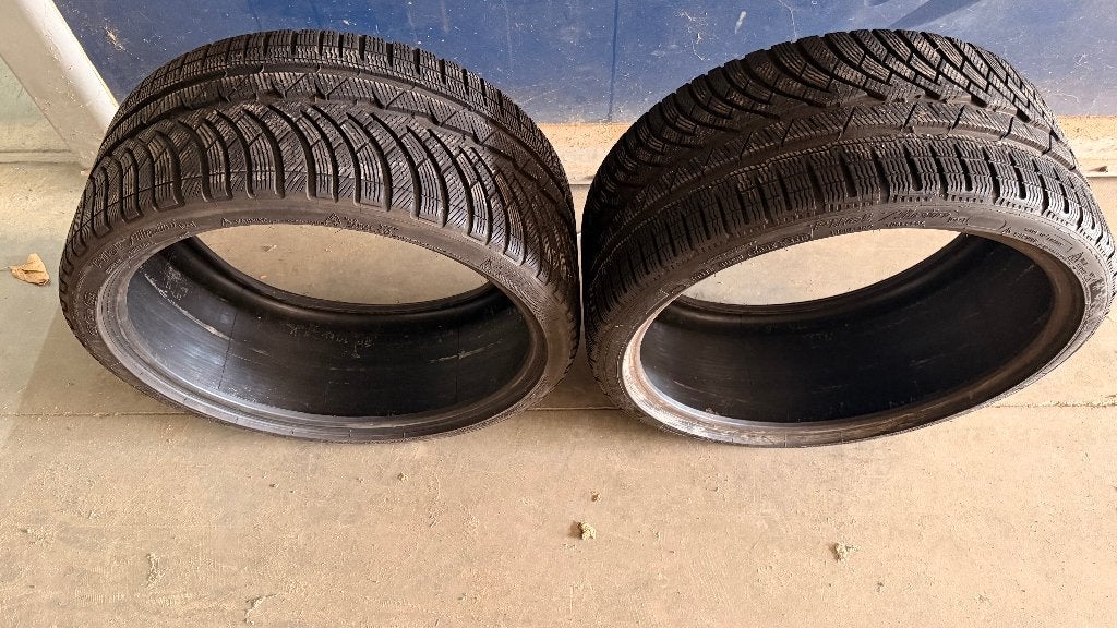 2X Winterband Michelin Pilot Alpin 265/30 R20 –8 MM profiel, Auto-onderdelen, Gebruikt, 265 mm, Band(en), Personenwagen