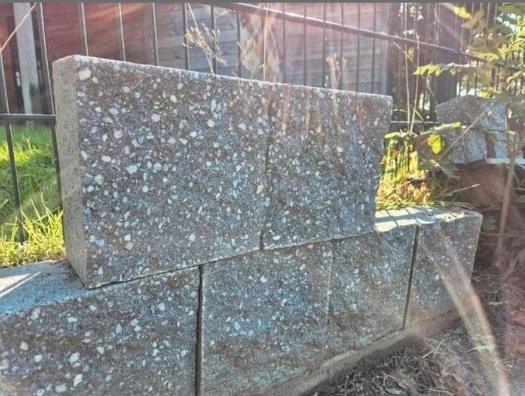 Stapelblokken noors antr patioblokken borderblokken s-partij, Tuin en Terras, Bielzen en Borders, Nieuw, Blok, Beton, Minder dan 25 cm