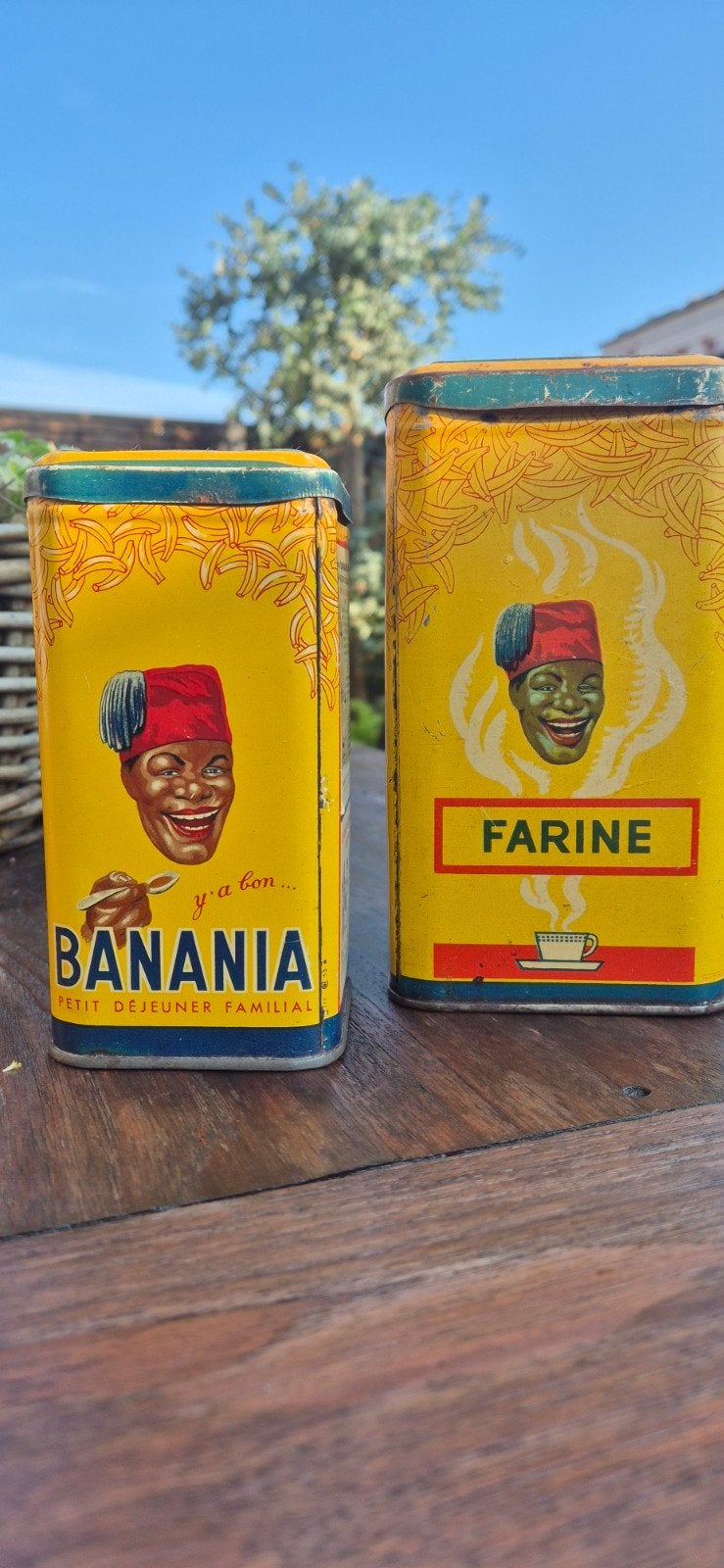 Vintage Banania Blikken Bus - Zeldzaam Verzamelobject, Verzamelen, Ophalen of Verzenden, Gebruikt, Overige