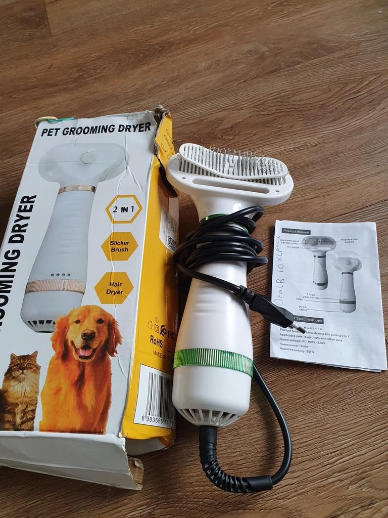 Honden fonh borstel, Ophalen