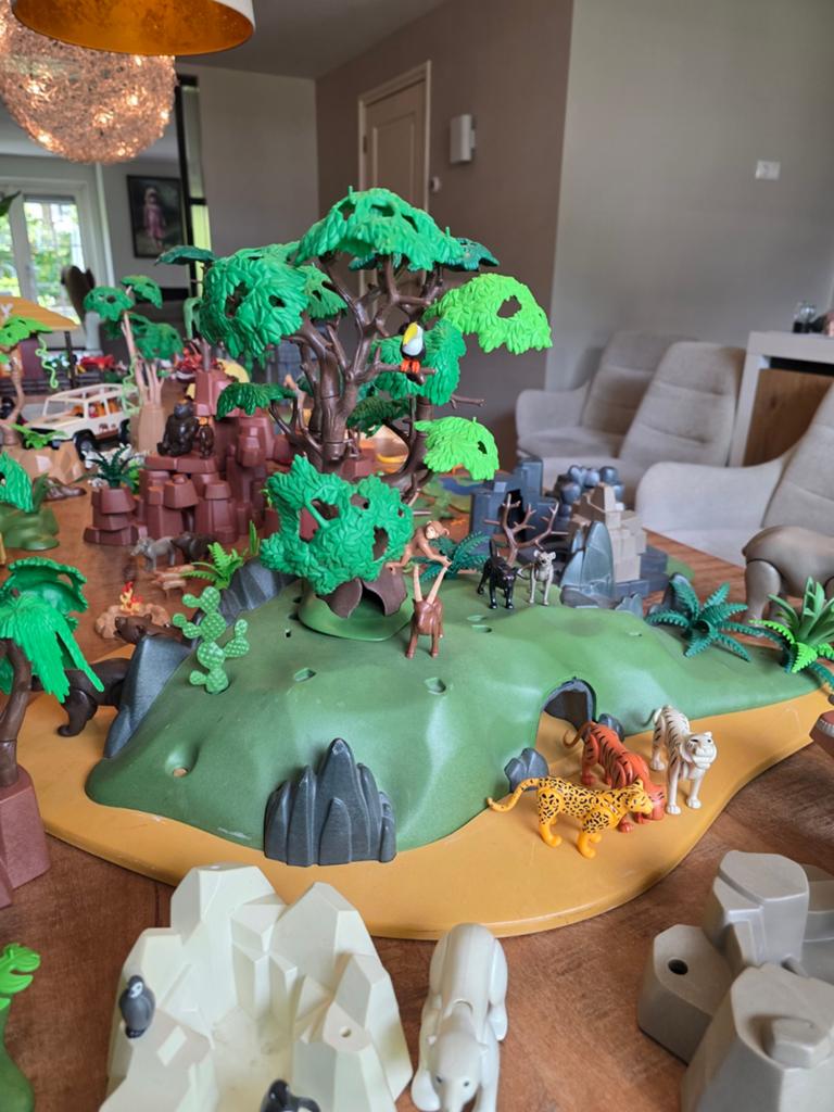 Grote Playmobil Safari & Dierenwereld Collectie, Ophalen, Gebruikt, Complete set
