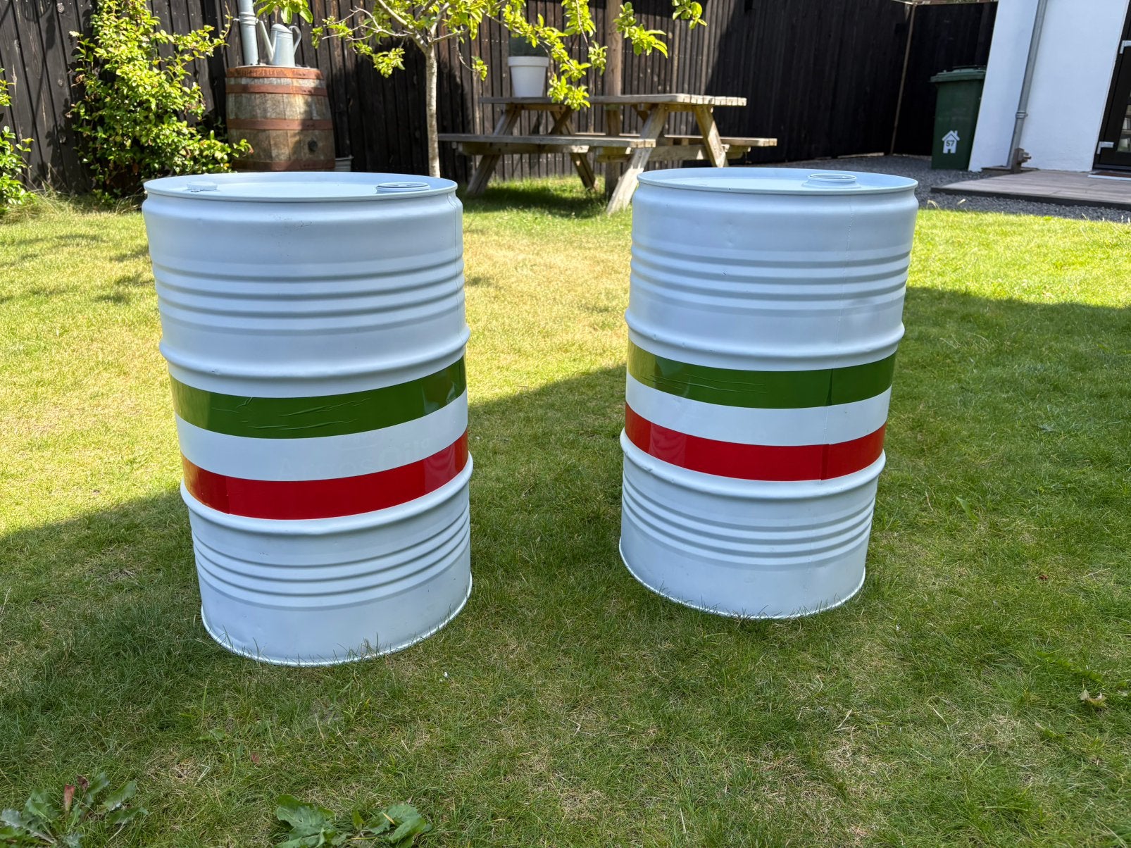 Oliedrums 60 liter italiaans feest, Ophalen of Verzenden, Zo goed als nieuw