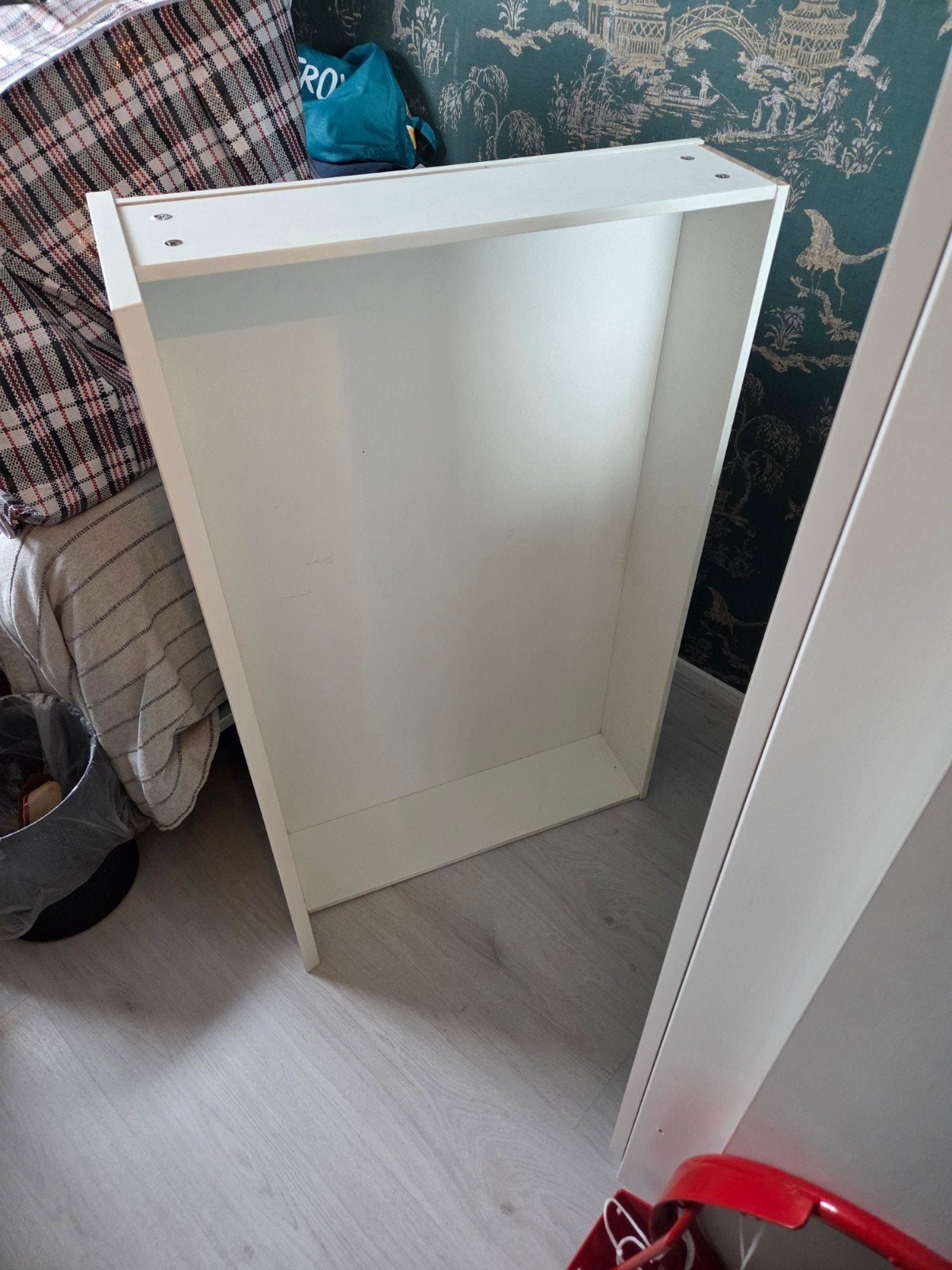 2x Bedlade met wieltjes - Wit IKEA MALM, Huis en Inrichting, Slaapkamer | Bedden, Ophalen, Overige materialen, Gebruikt, 90 cm