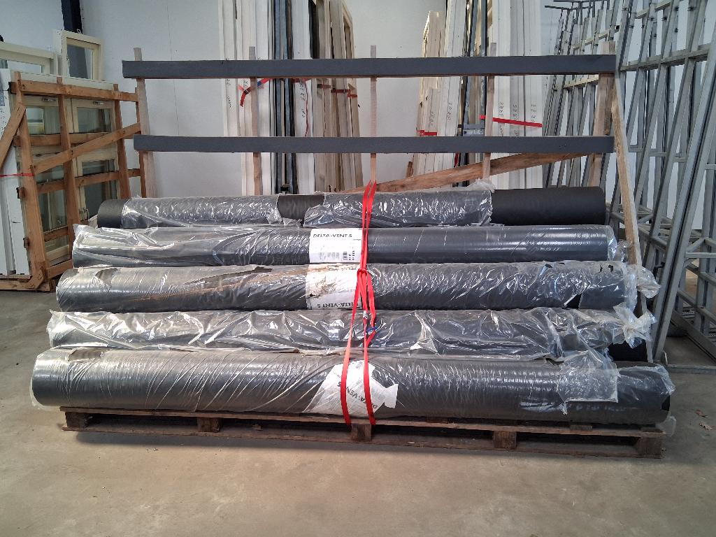 8x rol Spinvliesfolie  dakfolie 3m x 100m, Ophalen, Overige materialen, Zwart, Overige typen