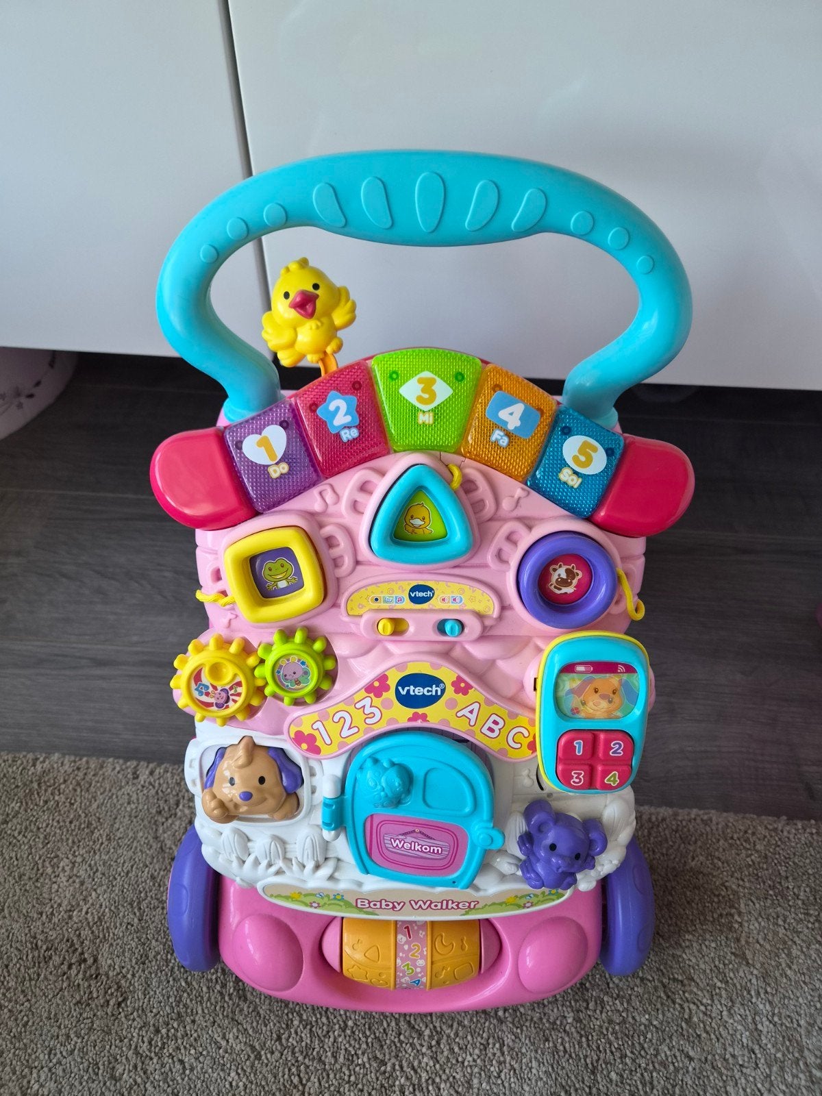 VTech Baby Walker Loopwagen - Roze, Ophalen, Gebruikt, Overige typen, Met licht