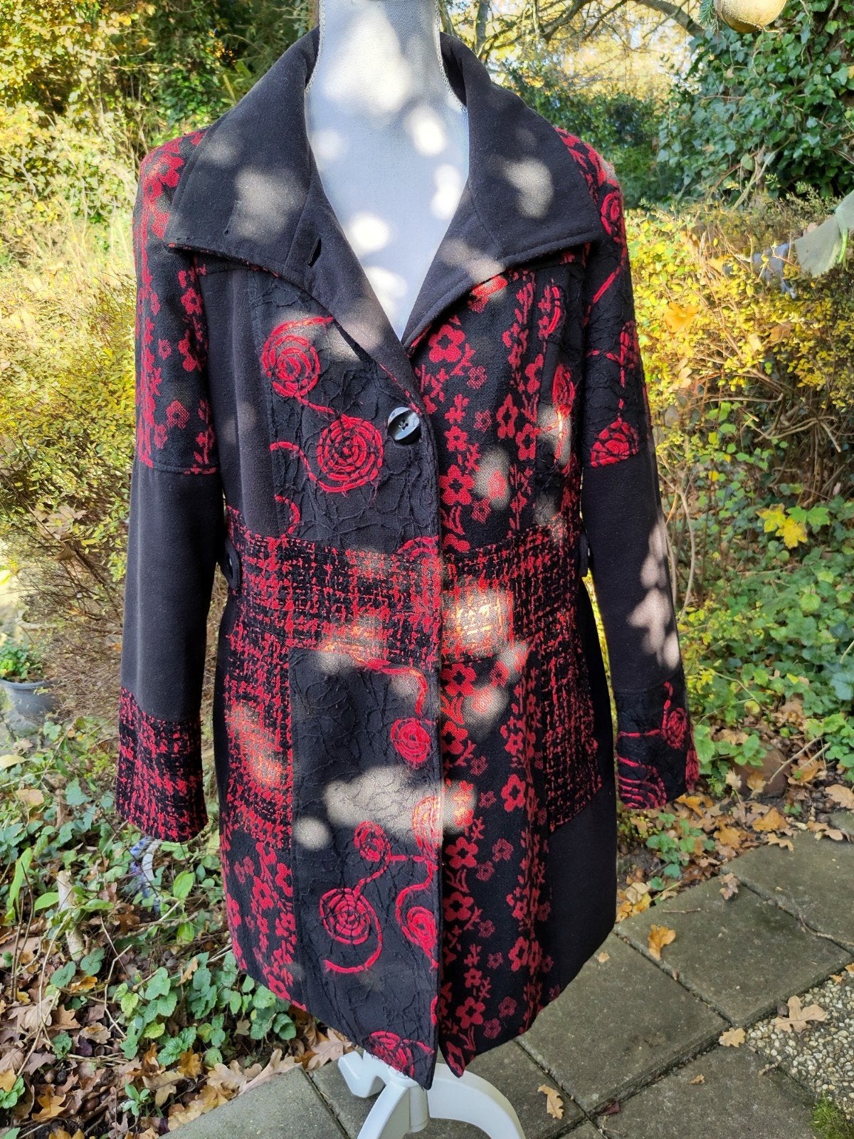 Patchwork Bloemen 🍂 DESIGUAL LOOK ️🍂 Tussenjas Mt 44 46

P, Ophalen of Verzenden, Gedragen, Maat 42/44 (L), Meerkleurig