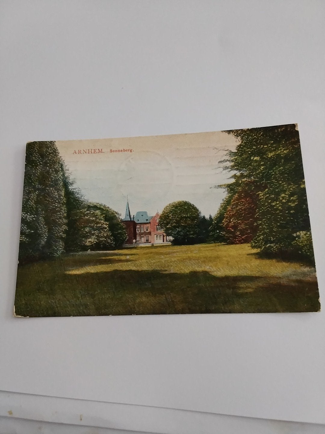 Oude briefkaart Arnhem Sonneberg - Gelopen, Ophalen of Verzenden, Voor 1920, Gelopen, Gelderland