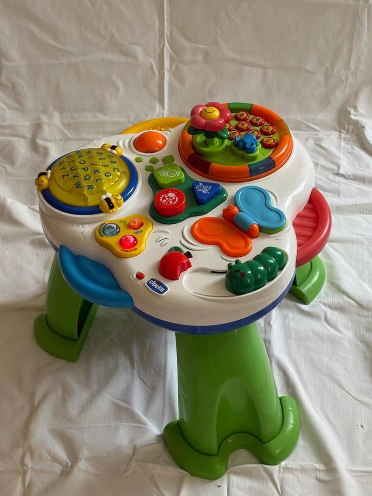 Chicco Peuter Activiteitentafel met Licht en Geluid, Ophalen of Verzenden, Gebruikt, Overige typen, Met licht