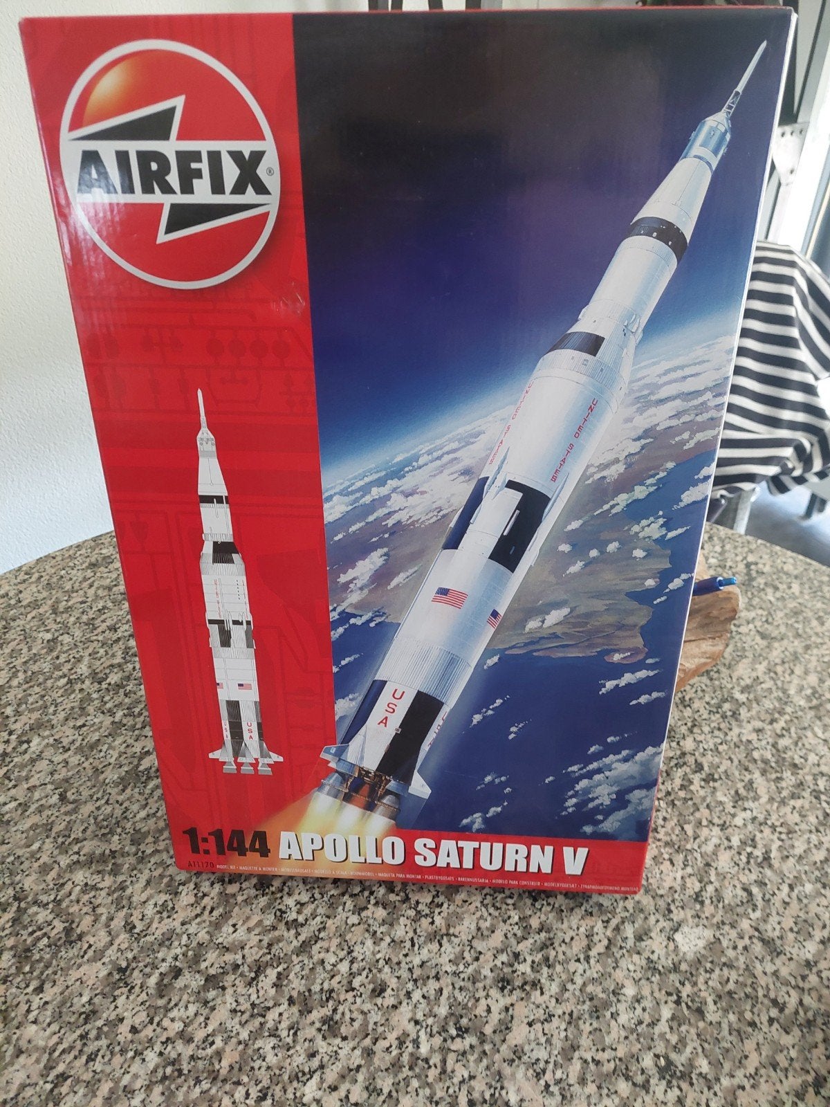 AIRFIX 1:144 APOLLO SATURN V . INZGST, Hobby en Vrije tijd, Ophalen of Verzenden, Zo goed als nieuw, 1:50 tot 1:144
