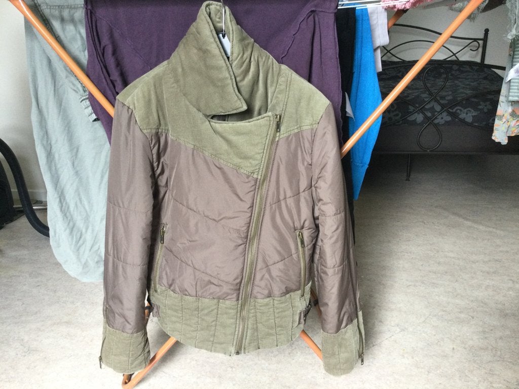 Leuke mosgroene, gevoerde jas Steps maat M, nieuw, Kleding | Dames, Maat 38/40 (M), Nieuw, Ophalen of Verzenden, Steps