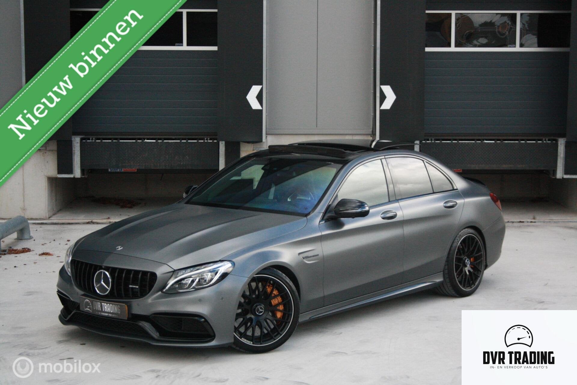 Mercedes-Benz C-Klasse C63 S AMG 2018 Schaal 510PK Mat C63s!, Automaat, Achterwielaandrijving, 510 pk, Leder