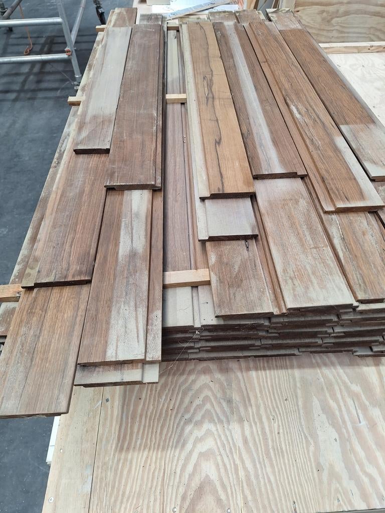 Frake Thermisch Gemodificeerd Gevelbekleding 1800mm, Doe-het-zelf en Verbouw, Ophalen, Gebruikt, Minder dan 25 mm, Plank