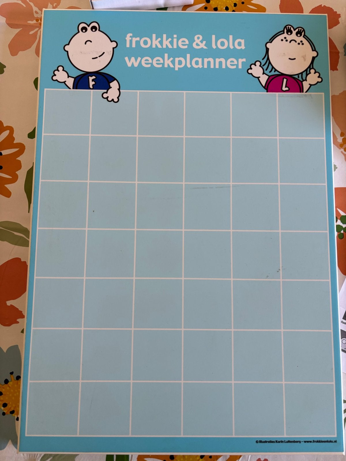 FROKKIE & LOLA Weekplanner - Magnetisch Planbord voor Kinder, Kinderen en Baby's, Ophalen, Gebruikt, Ontdekken