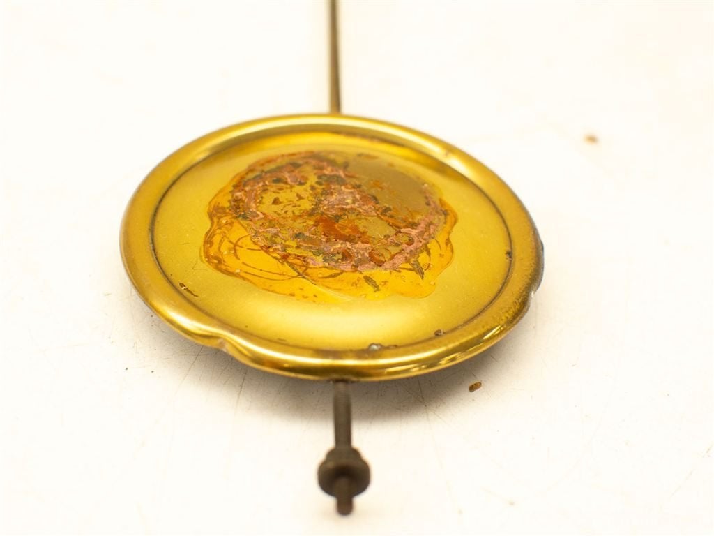 slinger van een klok met haakje 30749, Ophalen of Verzenden, Gebruikt, Wandklok