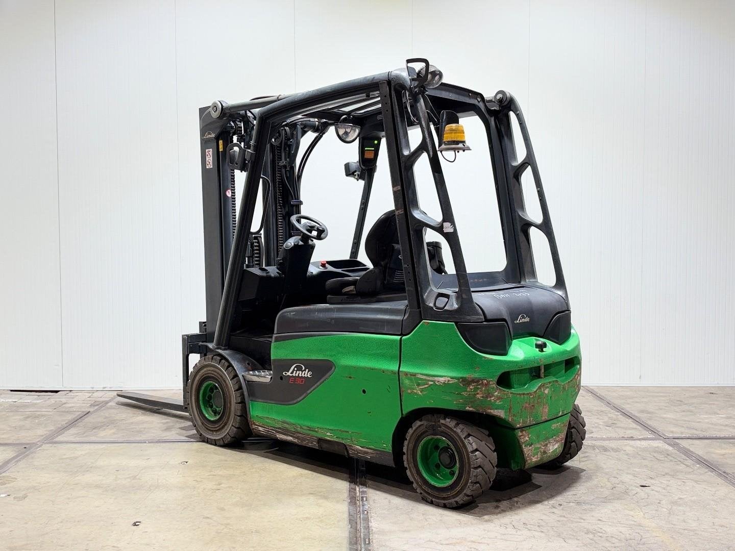 Linde E30 Triplex 2440UUR! [ACCU 2023!] sideshift Freelift H, Elektrisch, Heftruck, Linde
