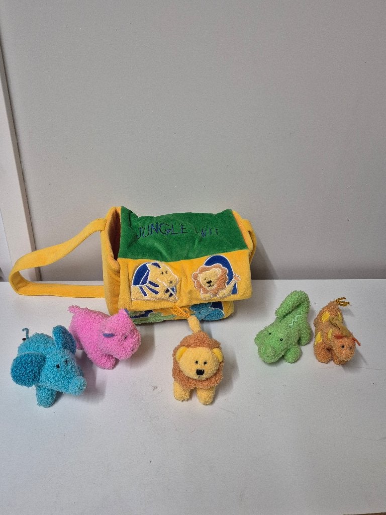 Jungle tasje met verschillende dieren, Ophalen of Verzenden, Gebruikt, Overige typen