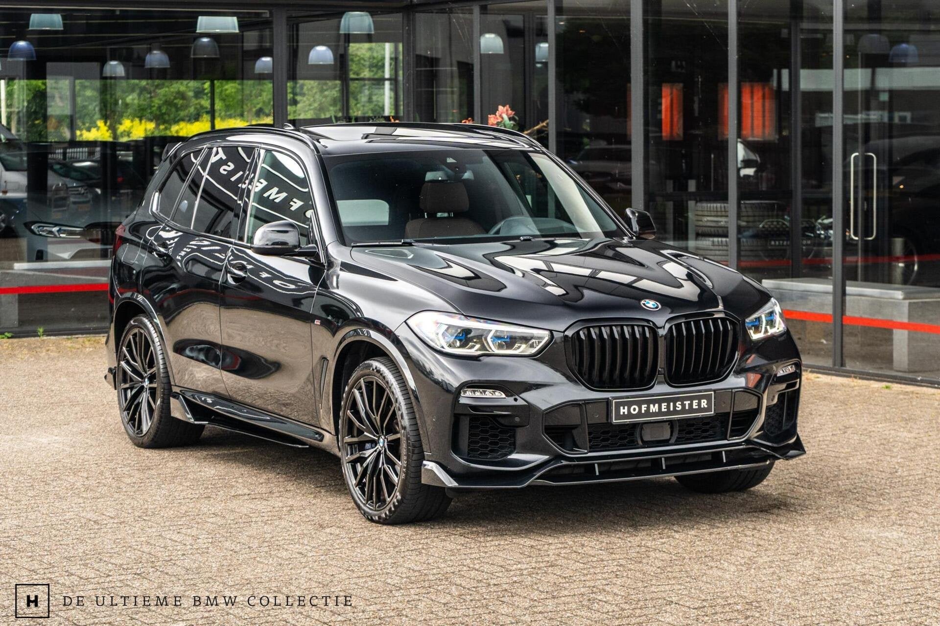 BMW X5 M50d GRIJS KENTEKEN | B&W | Skylounge | EX BTW, Automaat, 2993 cc, Zwart, Leder