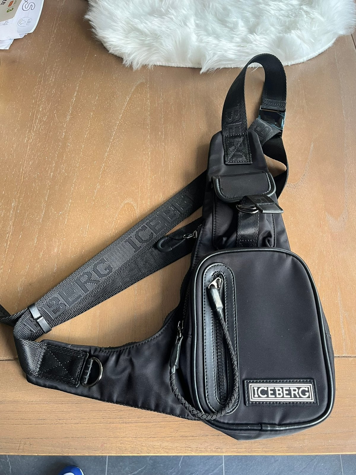 ICEBERG TAS NIEUWE  225 EURO BETAALD, Ophalen, Nieuw, Zwart, Overige merken