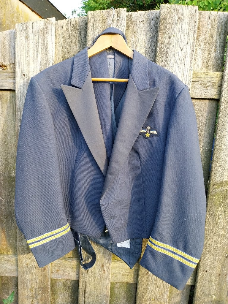 Koninklijke Luchtmacht GLT Gala uniform jas + broek, Ophalen, Luchtmacht, Nederland, Kleding of Schoenen