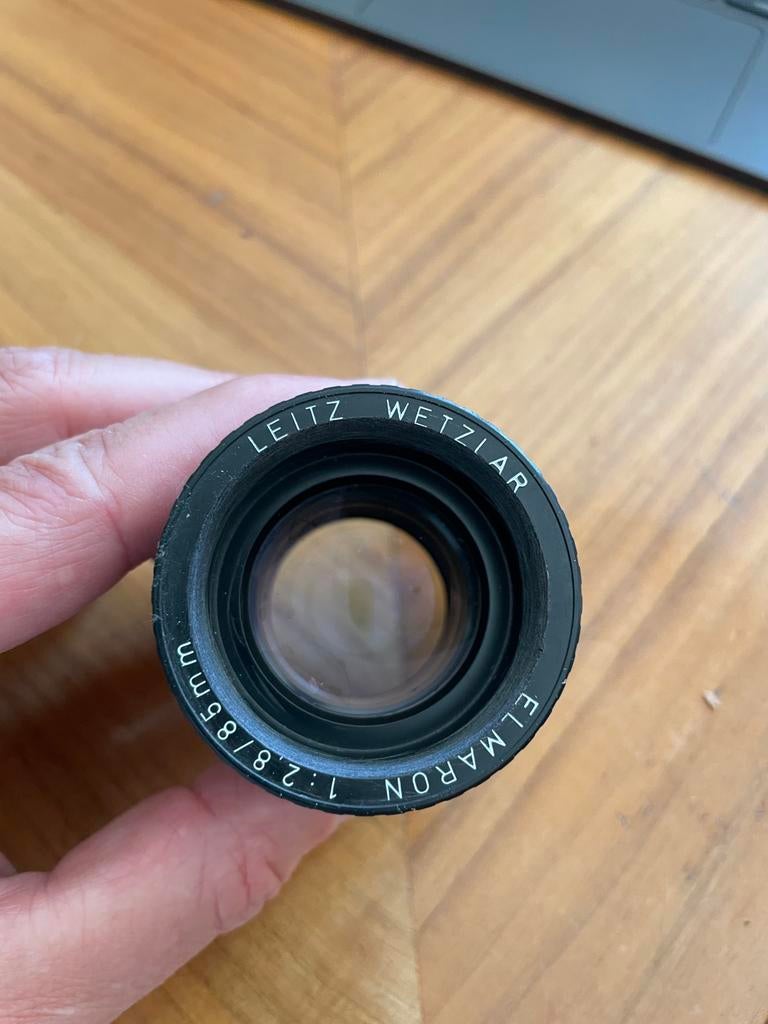 Leitz Elmaron 2,8 / 85mm lens voor diaprojector, Ophalen of Verzenden, Gebruikt