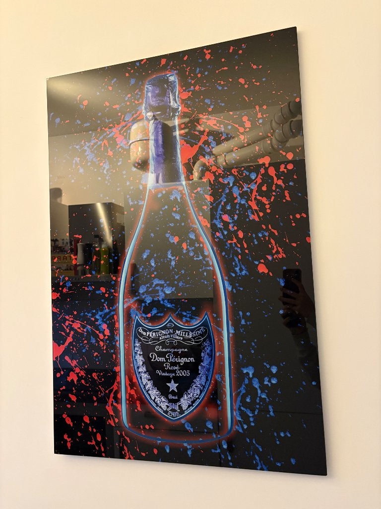 Schilderij champagne, Ophalen, Overige stijlen, Overige onderwerpen, Overige technieken