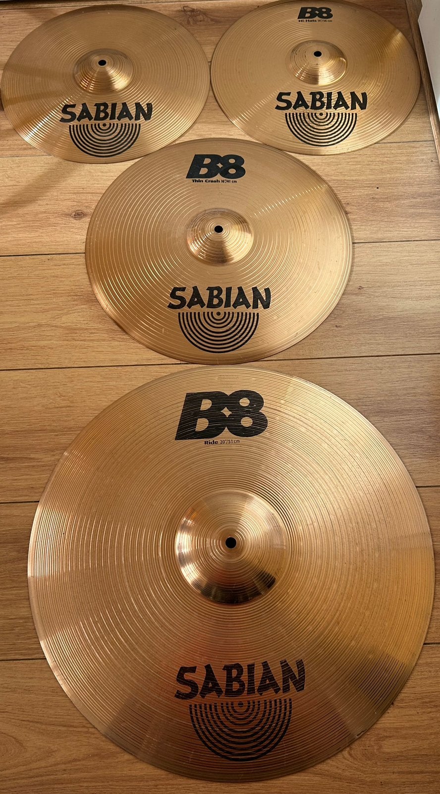 Sabian B8 Complete Performance Cymbal, Muziek en Instrumenten, Drumstellen en Slagwerk, Ophalen, Gebruikt, Overige merken