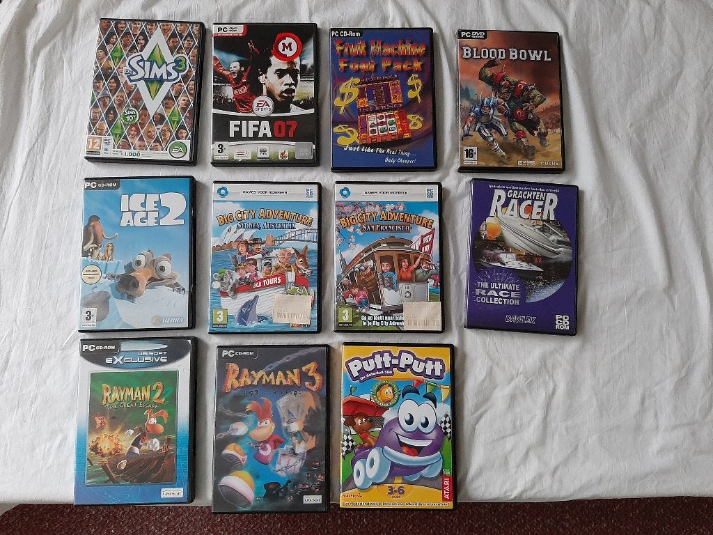 Diverse PC spellen (10 verschillende), Spelcomputers en Games, Games | Pc, Gebruikt, Overige genres, 1 speler, Ophalen of Verzenden