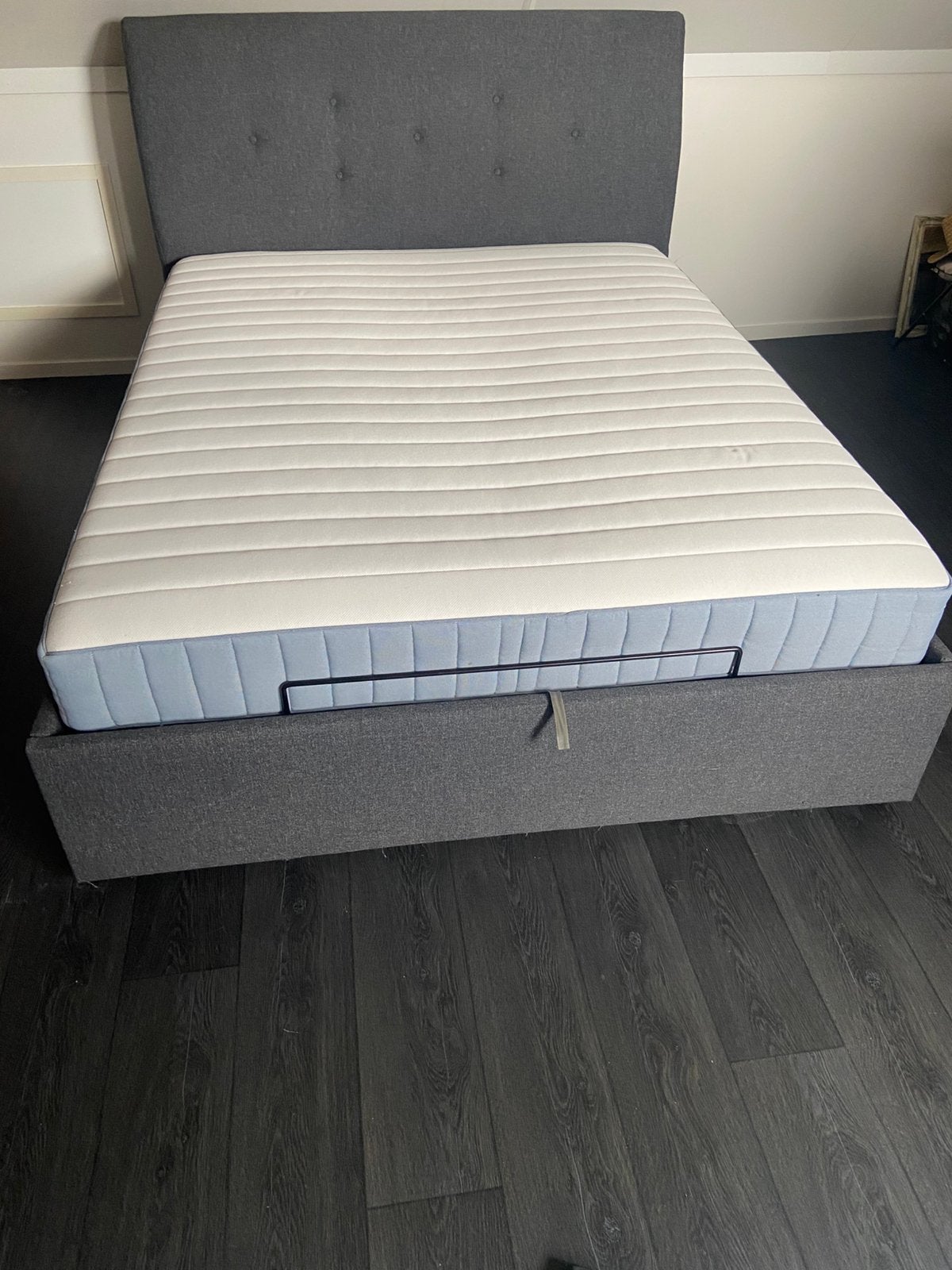 IKEA Idanas 2 persoons bed, Huis en Inrichting, Slaapkamer | Bedden, Ophalen, Overige materialen, Gebruikt, Tweepersoons