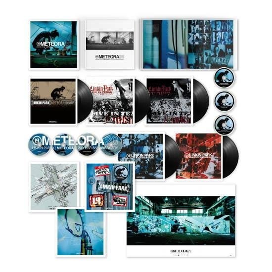 Linkin Park Meteora Deluxe boxset 5lp 4cd 3dvd  z.g.a.n., Ophalen, Zo goed als nieuw