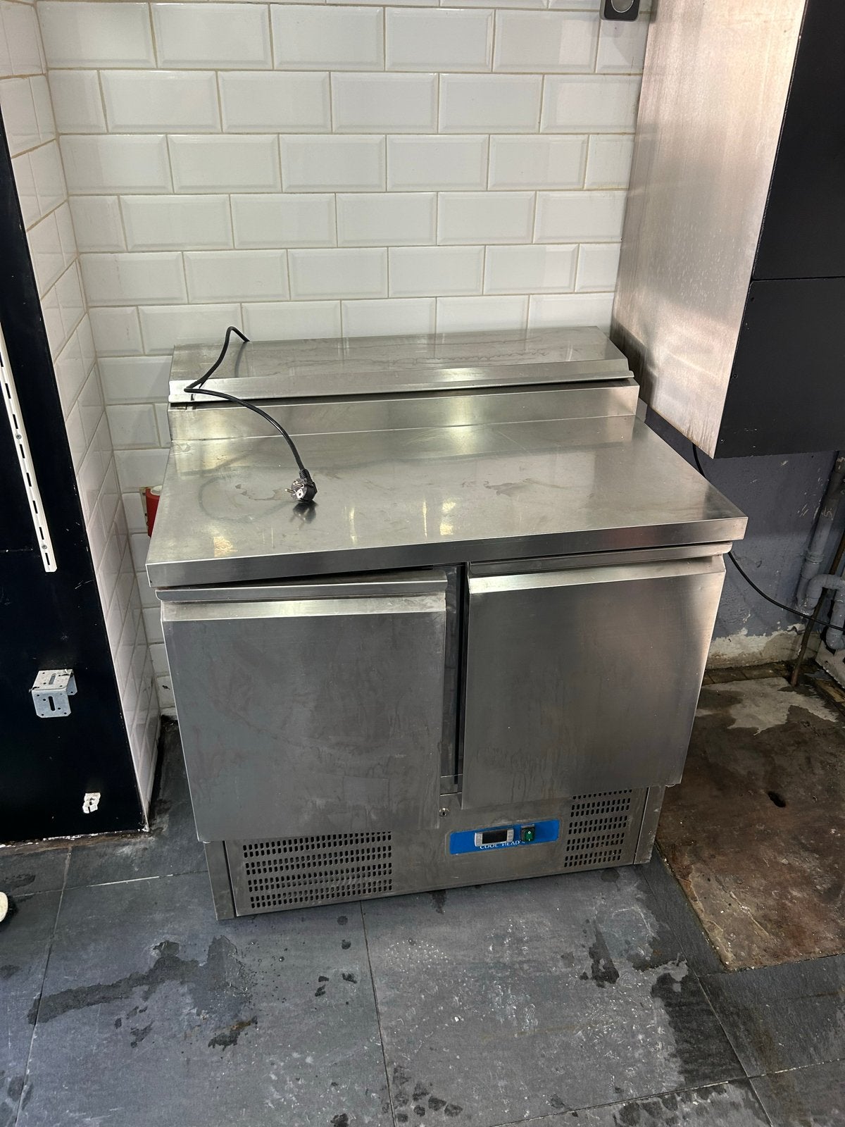 Cool Head Saladette PS/200 - RVS Koelwerkbank, Ophalen of Verzenden, Gebruikt, Koelen en Vriezen