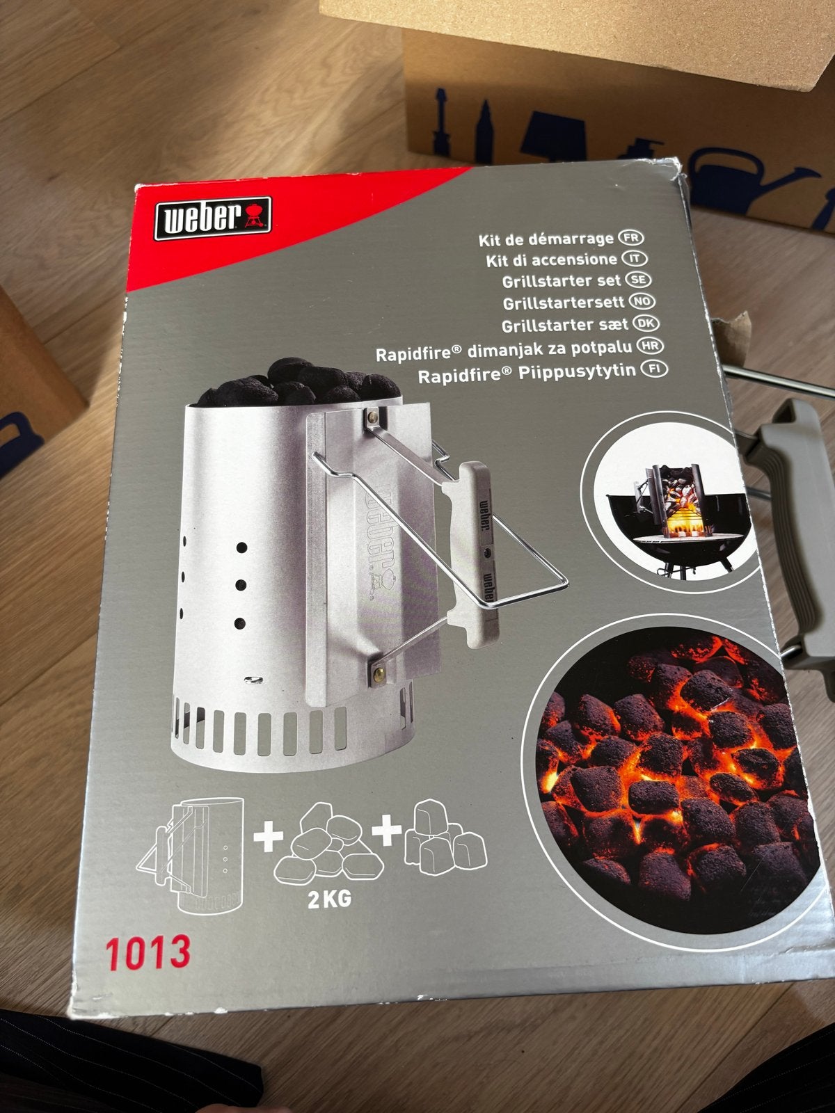 Weber Rapidfire BBQ Houtskoolstarter, Ophalen, Zo goed als nieuw