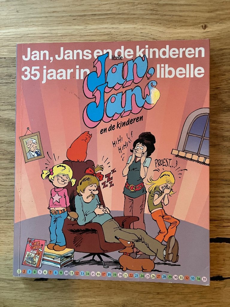 Jan Jans en de kinderen 35 jaar, Boeken, Eén stripboek, Ophalen of Verzenden, Zo goed als nieuw, Jan Kruis