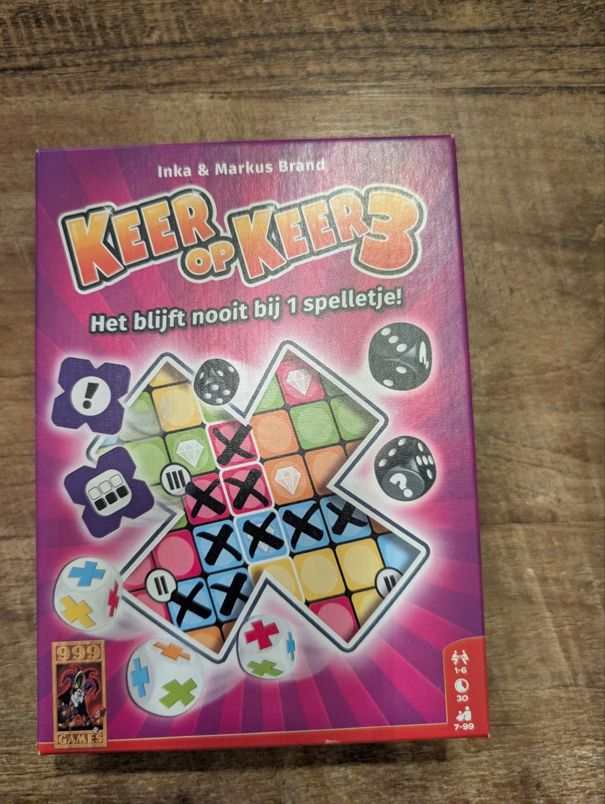 Keer op keer 3, Vijf spelers of meer, Ophalen of Verzenden, Nieuw, 999 Games bv