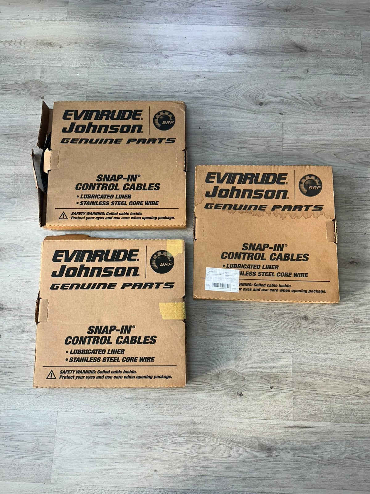 Evinrude/Johnson gas / schakelkabels NIEUW 13 & 14 ft., Watersport en Boten, Ophalen, Nieuw, Motor en Techniek, Zeilboot of Motorboot