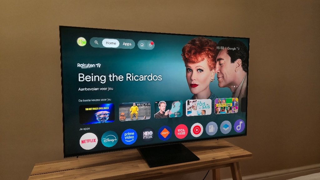 TCL 50C803 50” 4K MiniLED QLED 144Hz, QLED, 120 Hz, Zo goed als nieuw, 100 cm of meer