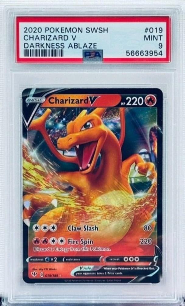 Pokémon Charizard V, Hobby en Vrije tijd, Verzamelkaartspellen | Pokémon, Ophalen of Verzenden, Nieuw, Losse kaart