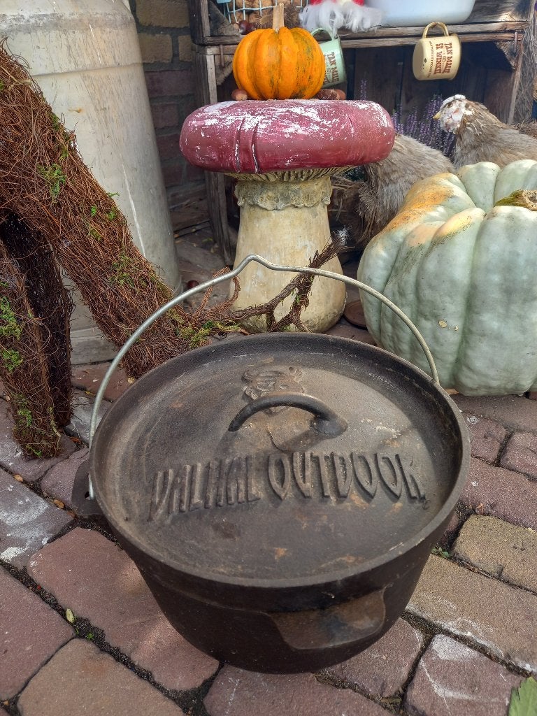 Dutch oven Valhal outdoor 23cm, Gietijzer, Overige typen, Ophalen of Verzenden, Zo goed als nieuw