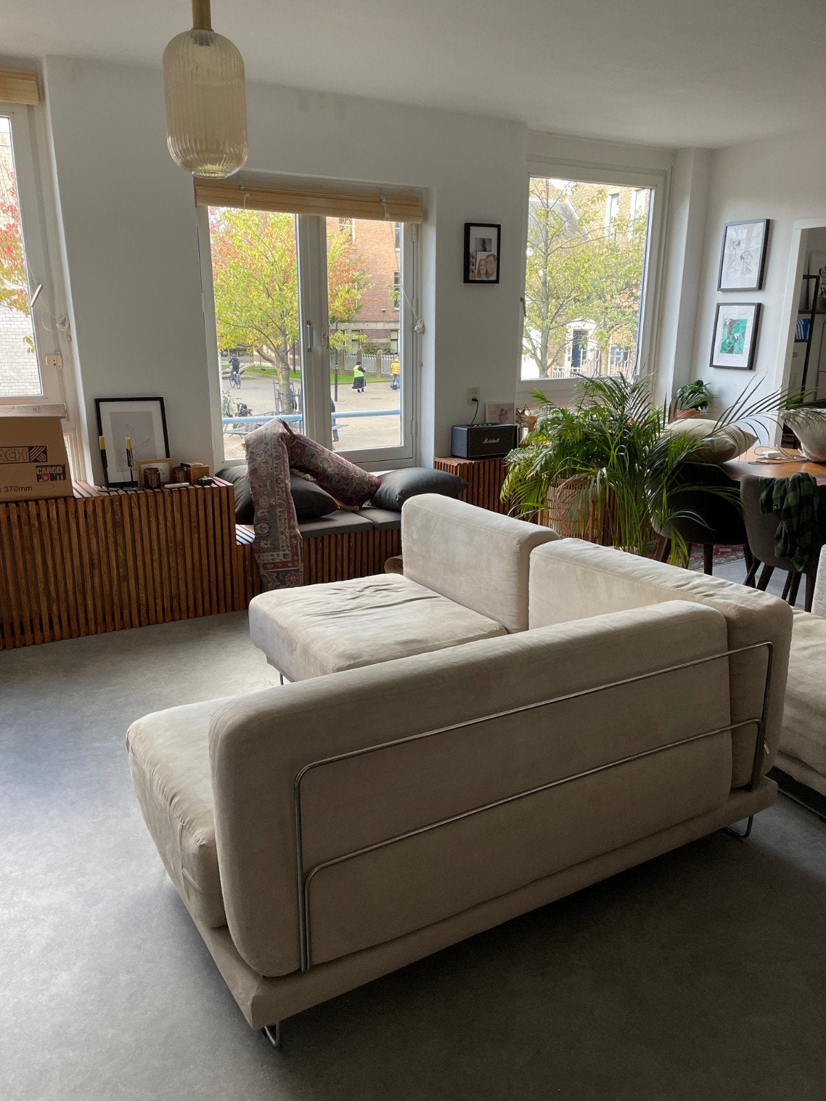 IKEA Tylösand bank met chaise longue en poef, Huis en Inrichting, Banken | Bankstellen, 250 tot 300 cm, Gebruikt, 100 tot 125 cm