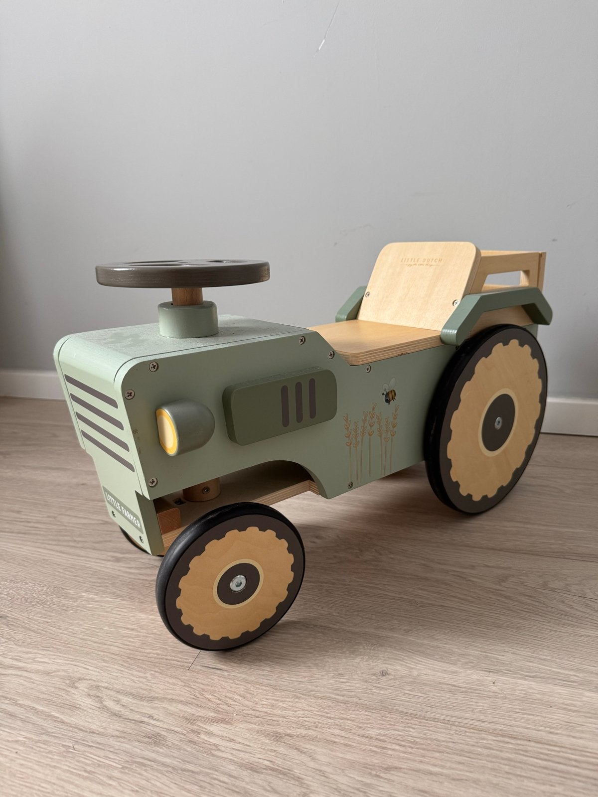Little Dutch Houten Tractor Speelgoed, Ophalen, Zo goed als nieuw