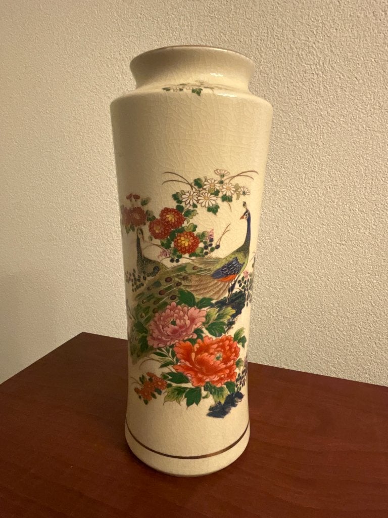 Vintage vaas porselein, Antiek en Kunst, Curiosa en Brocante, Ophalen
