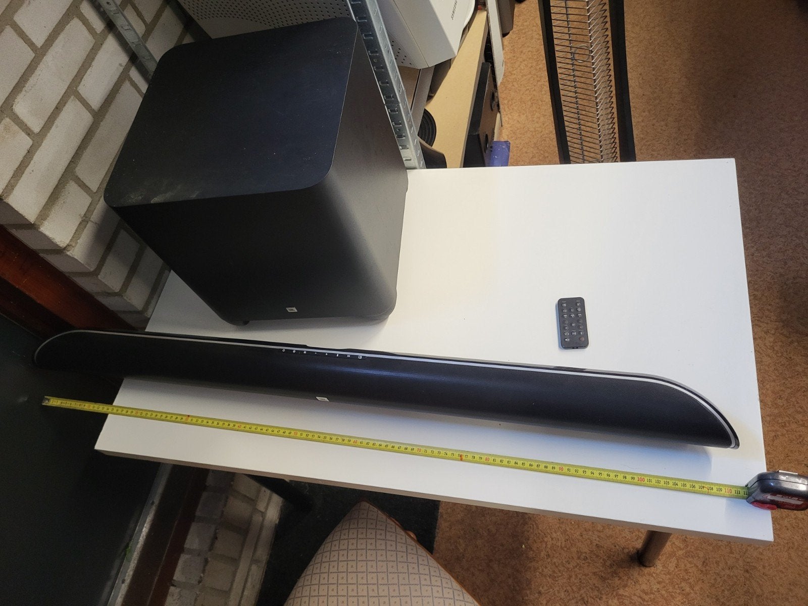 JBL soundbar speaker set Cinema SB450 met afstandbediening, Ophalen of Verzenden, Kringloop Laares, Kringlooplaares128@gmail.com