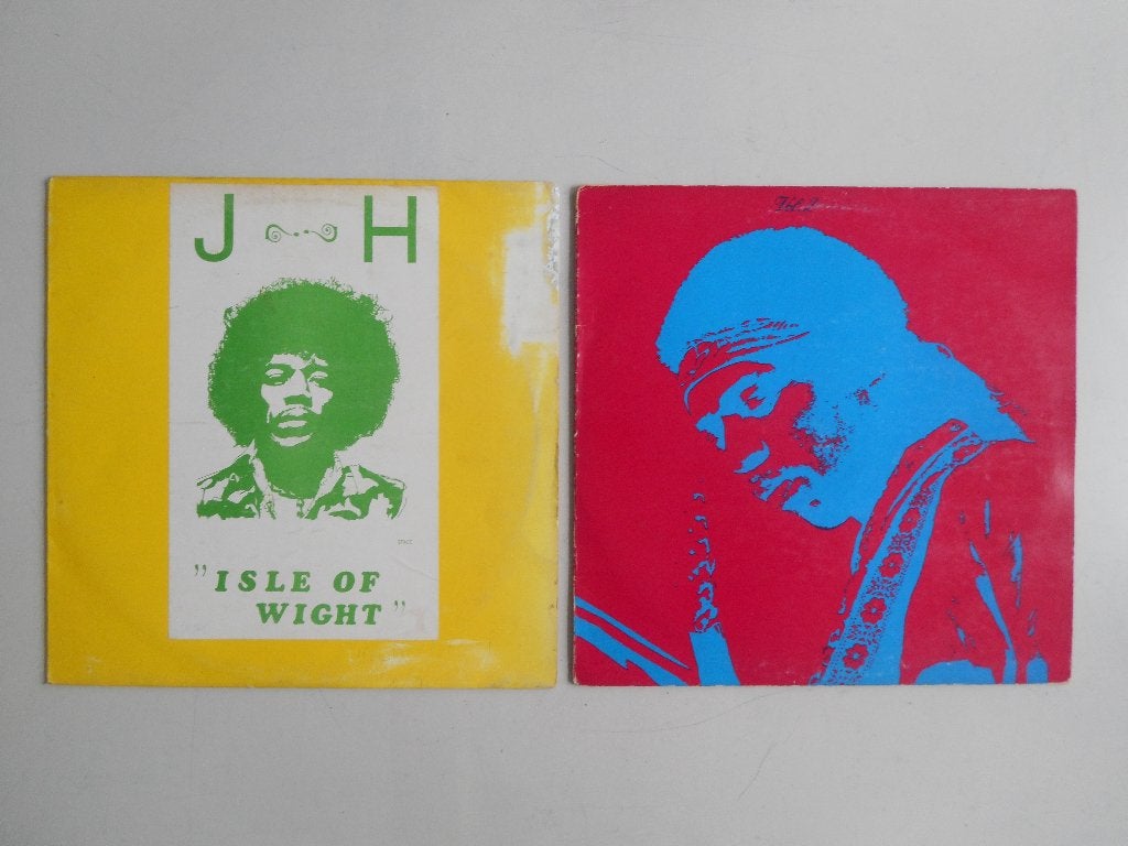 Jimi hendrix isle of wight 2xlp bootleg, Gebruikt, Verzenden, Dubbel-LP, Psychedelic Rock