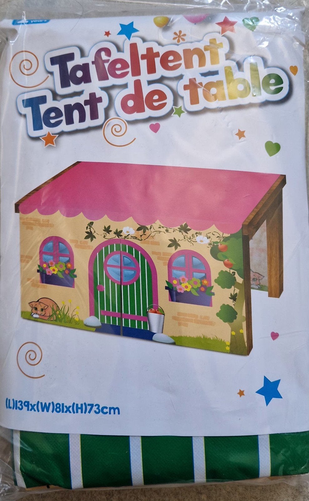 Tafeltent Speelhuisje voor Kinderen - Nieuw in Verpakking, Ophalen of Verzenden